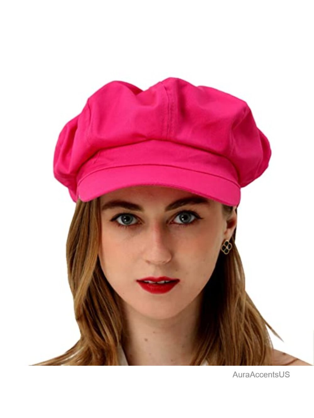 100% Cotton Newsboy Cap Summer Beret 8 Panel Vintage Cabbie Hat Women